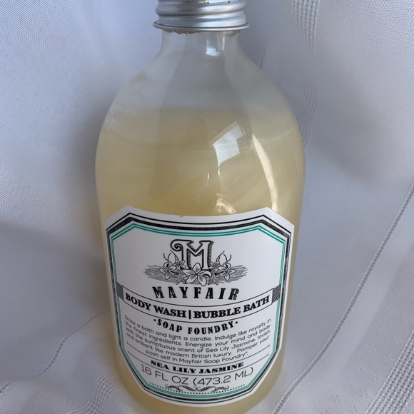 Mayfair Soap Foundry Body Wash Sea Lily + Jasmine - Picture 1 of 3